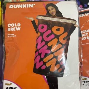 Adult Iced Coffee Dunkin Costume